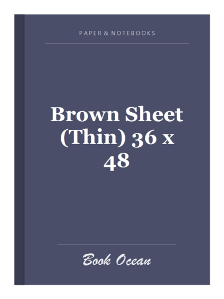 Brown Sheet (Thin) 36 x 48
