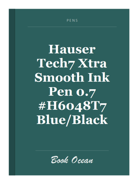Hauser Tech7 Xtra Smooth Ink Pen 0.7 #H6048T7 Blue/Black