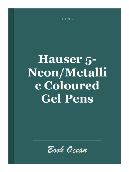 Hauser 5-Neon/Metallic Coloured Gel Pens