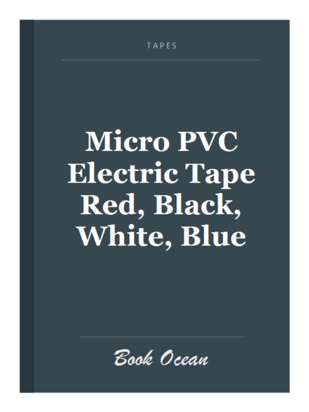 Micro PVC Electric Tape Red, Black, White, Blue