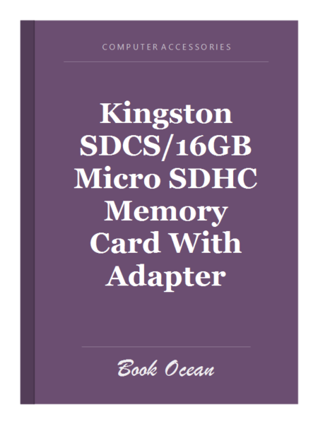 Kingston SDCS/16GB Micro SDHC Memory Card With Adapter