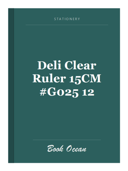 Deli Clear Ruler 15CM #G025 12