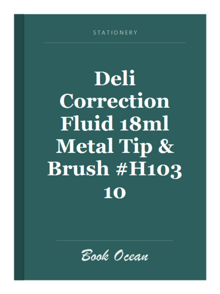 Deli Correction Fluid 18ml Metal Tip & Brush #H103 10