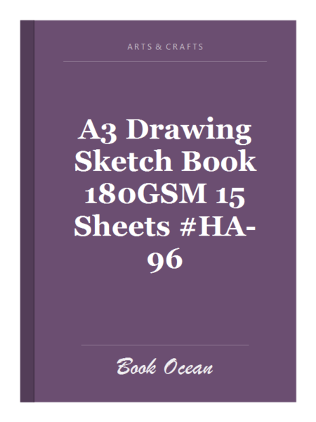 A3 Drawing Sketch Book 180GSM 15 Sheets #HA-96
