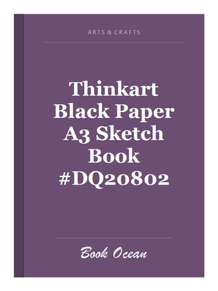 Thinkart Black Paper A3 Sketch Book #DQ20802