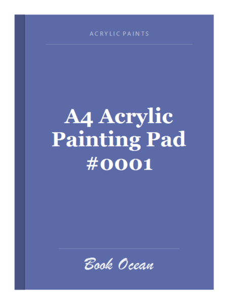 A4 Acrylic Painting Pad #0001