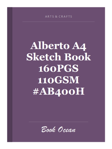 Alberto A4 Sketch Book 160PGS 110GSM #AB400H