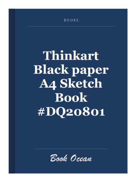 Thinkart Black paper A4 Sketch Book #DQ20801