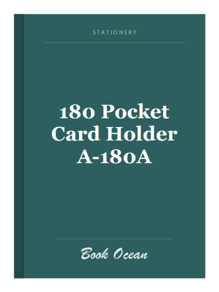 180 Pocket Card Holder A-180A