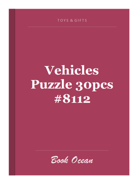 Vehicles Puzzle 30pcs #8112