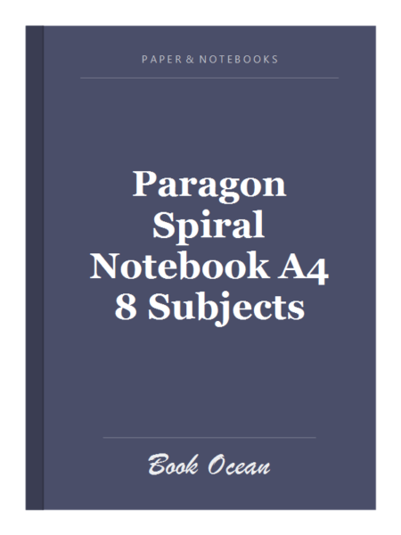 Paragon Spiral Notebook A4 8 Subjects