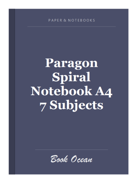 Paragon Spiral Notebook A4 7 Subjects