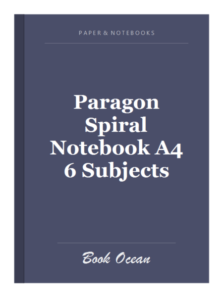 Paragon Spiral Notebook A4 6 Subjects