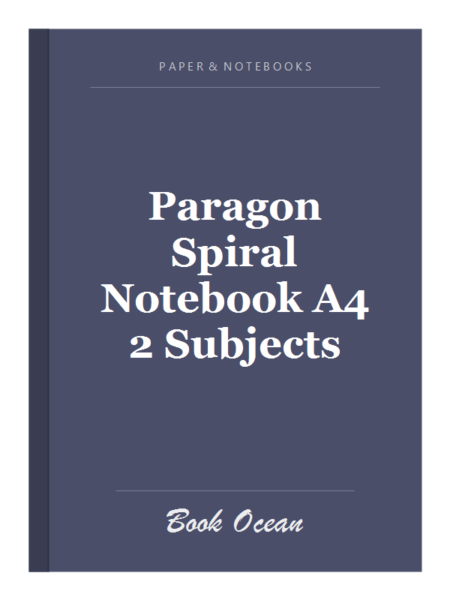Paragon Spiral Notebook A4 2 Subjects
