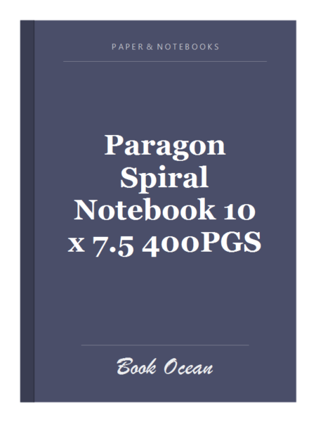 Paragon Spiral Notebook 10 x 7.5 400PGS