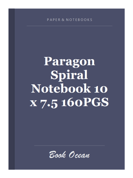 Paragon Spiral Notebook 10 x 7.5 160PGS