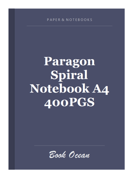 Paragon Spiral Notebook A4 400PGS