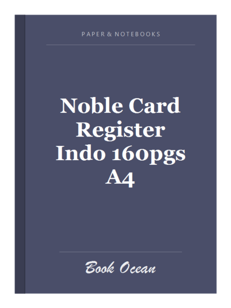 Noble Card Register Indo 160pgs A4