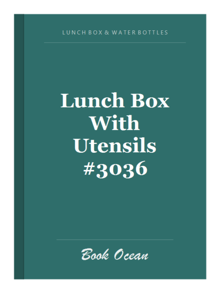Lunch Box With Utensils #3036