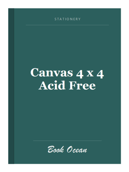 Canvas 4 x 4 Acid Free