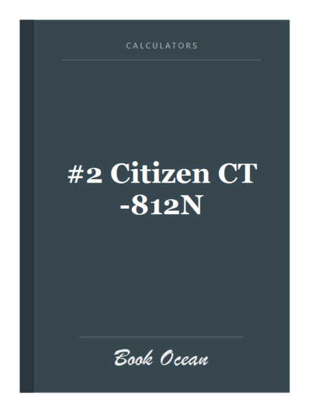 #2 Citizen CT-812N