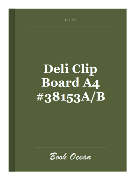 Deli Clip Board A4 #38153A/B