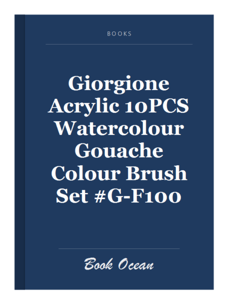 Giorgione Acrylic 10PCS Watercolour Gouache Colour Brush Set #G-F100
