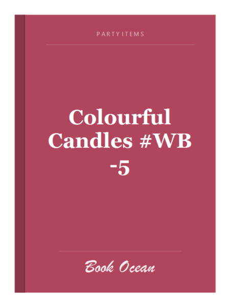 Colourful Candles #WB-5