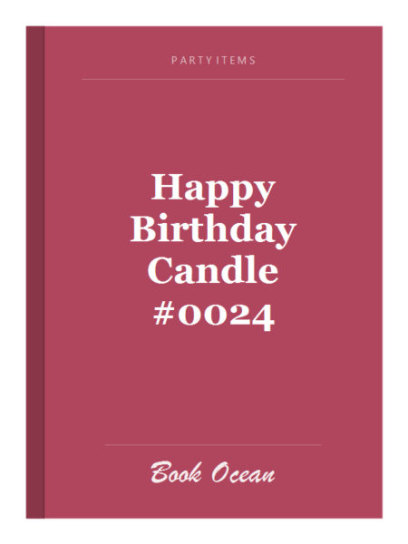 Happy Birthday Candle #0024