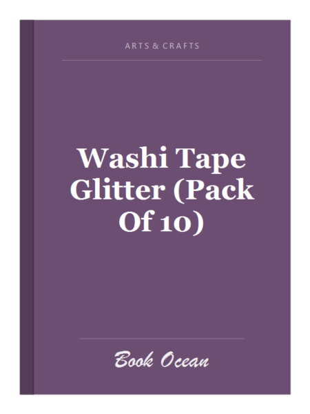 Washi Tape Glitter (Pack Of 10)