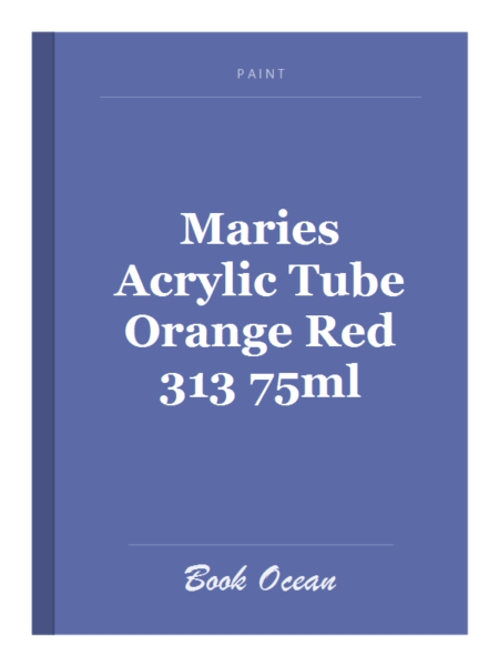 Maries Acrylic Tube Orange Red 313 75ml