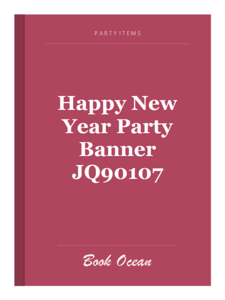 Happy New Year Party Banner JQ90107