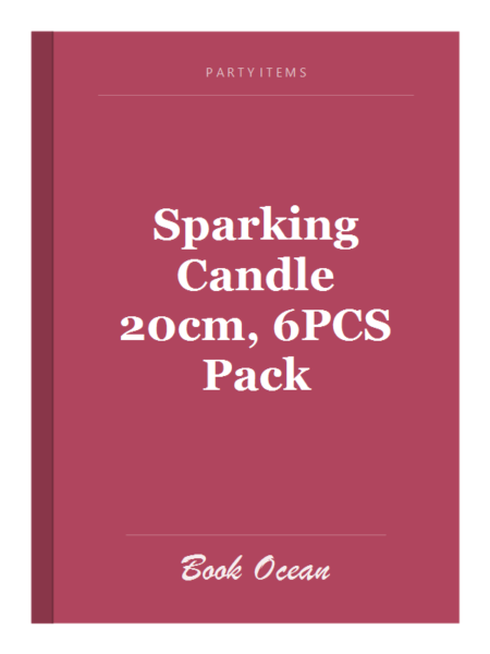 Sparking Candle 20cm, 6PCS Pack