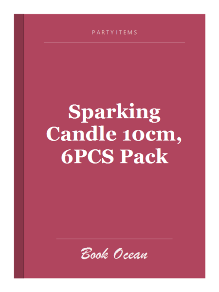 Sparking Candle 10cm, 6PCS Pack
