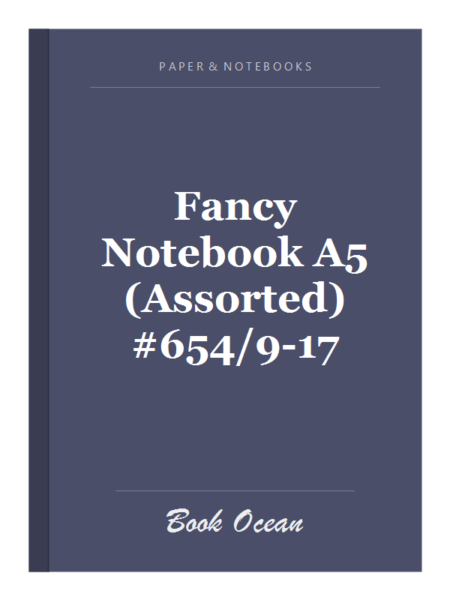 Fancy Notebook A5 (Assorted) #654/9-17