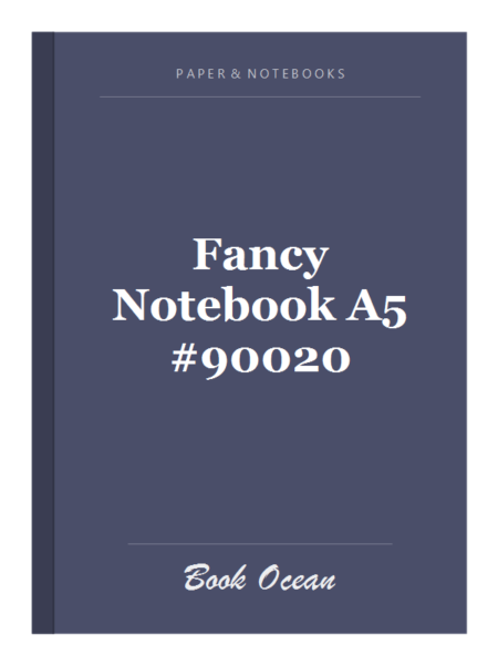 Fancy Notebook A5 #90020