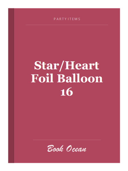Star/Heart Foil Balloon 16