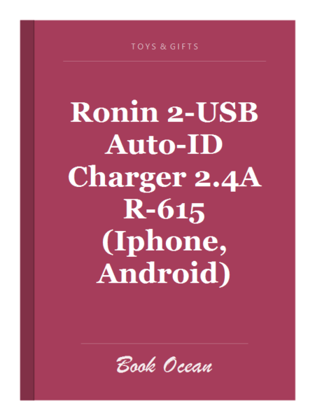 Ronin 2-USB Auto-ID Charger 2.4A R-615 (Iphone, Android)