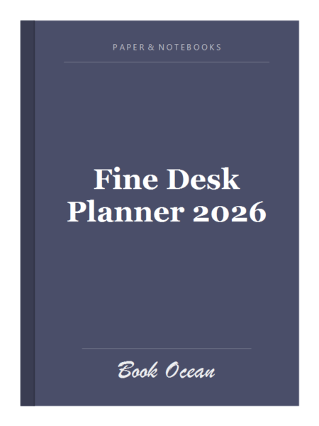 Fine Desk Planner 2026