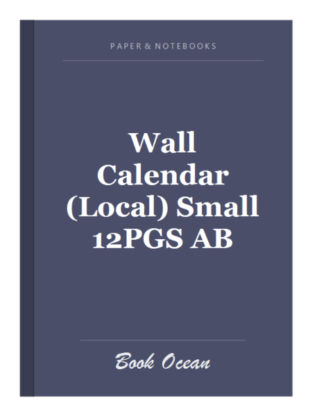 Wall Calendar (Local) Small 12PGS AB