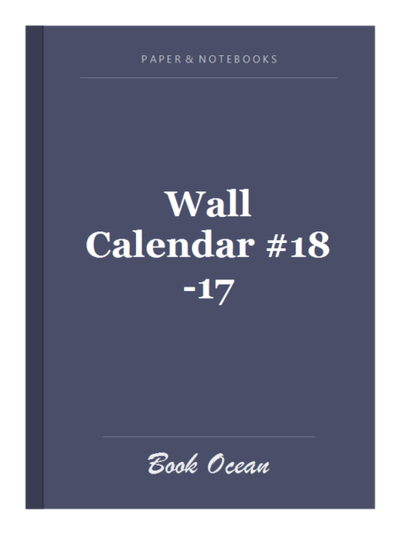 Wall Calendar #18-17