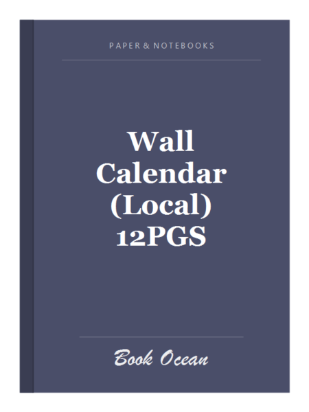 Wall Calendar (Local) 12PGS
