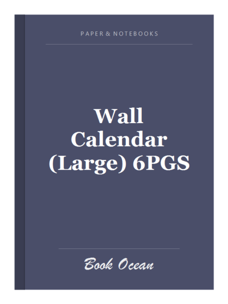 Wall Calendar (Large) 6PGS