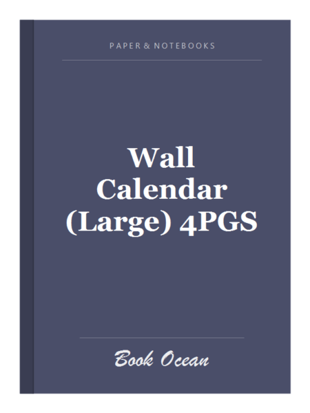 Wall Calendar (Large) 4PGS