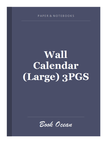 Wall Calendar (Large) 3PGS