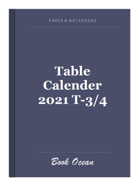 Table Calender 2021 T-3/4
