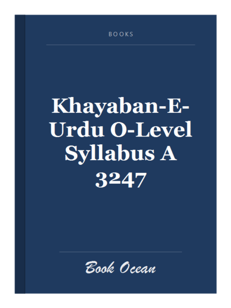 Khayaban-E-Urdu O-Level Syllabus A 3247