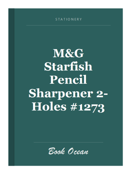M&G Starfish Pencil Sharpener 2-Holes #1273