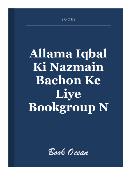 Allama Iqbal Ki Nazmain Bachon Ke Liye Bookgroup N
