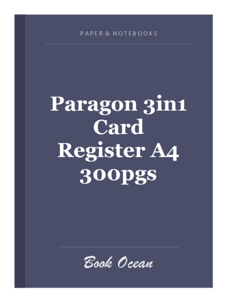 Paragon 3in1 Card Register A4 300pgs